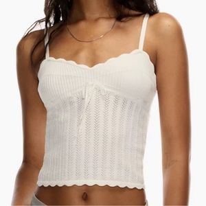 Aritzia Wilfred Soloist Cami Sweater Tank, pink, S